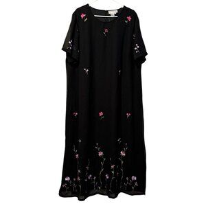 Bedford Fair Lifestyles Floral Maxi Dress Cottagecore Classic Lightweight‎ NWT